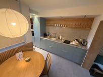 Good size kitchen with great amenities.