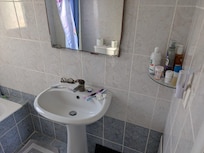 No space in bathroom.