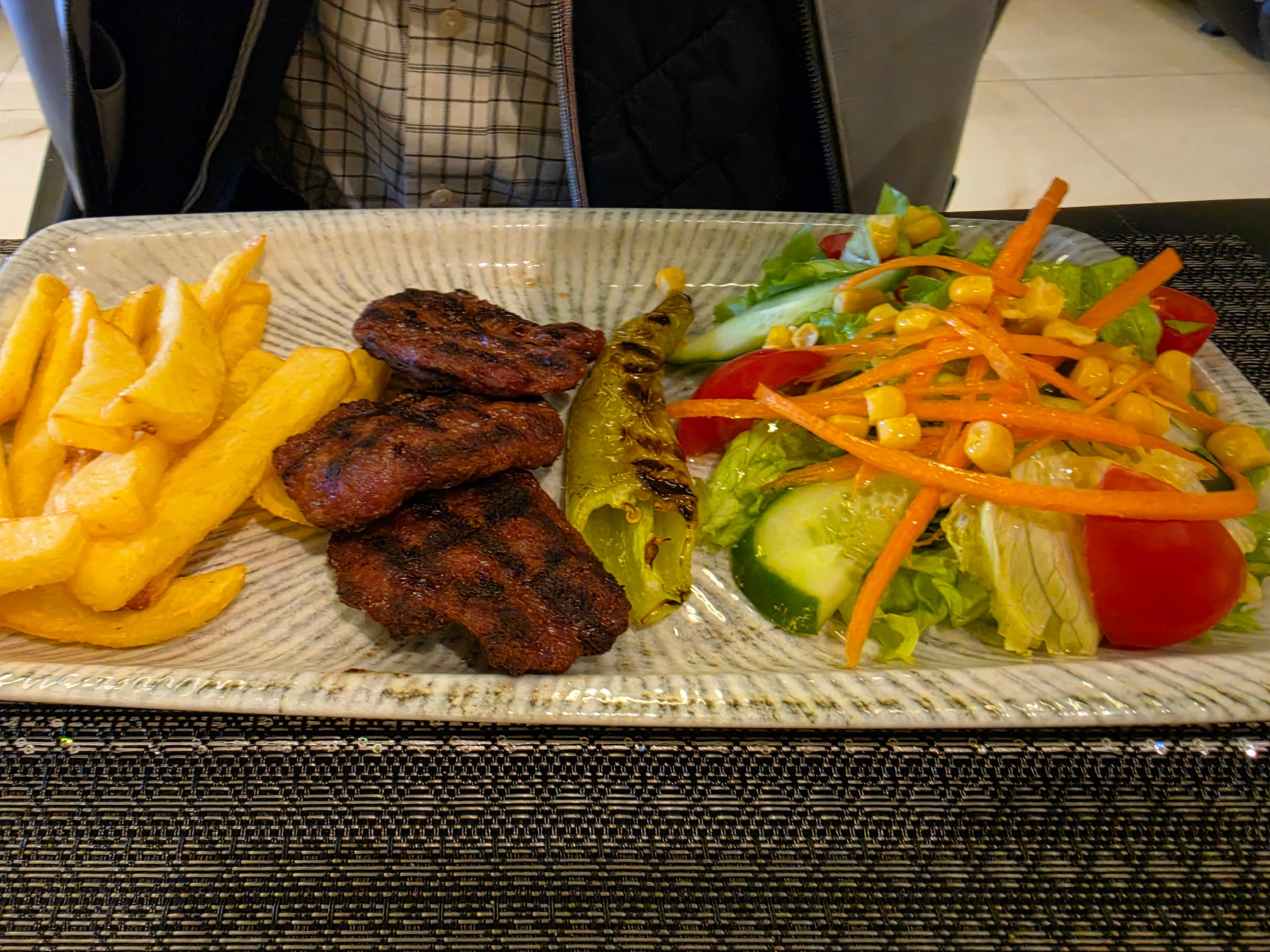 Restaurant/Room Service available until midnight.