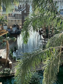 One of the many beautiful water features