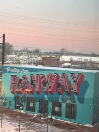 Room view at sunrise.