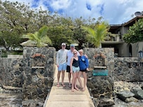 Lovango Beach Club lunch visit by boat.