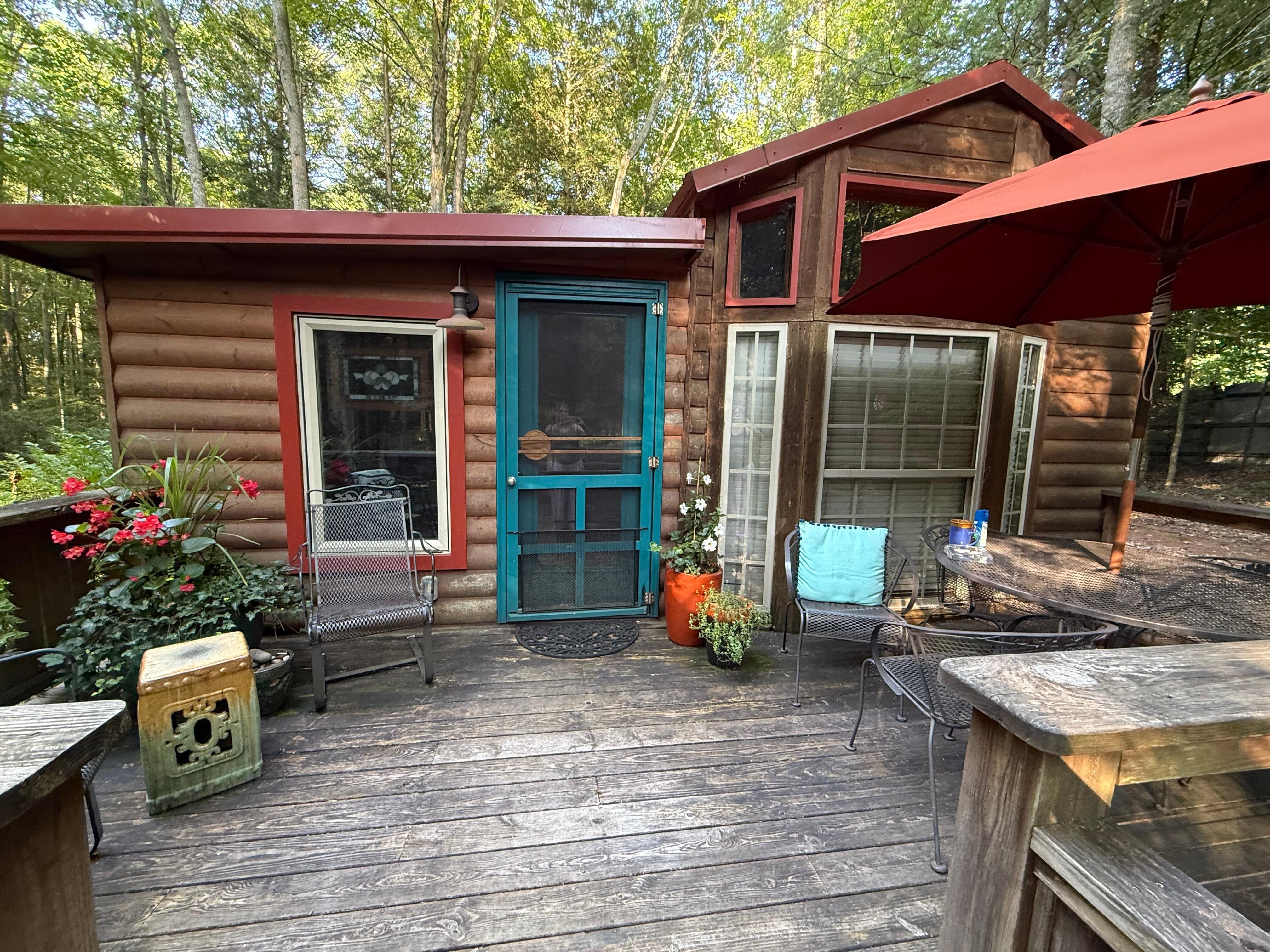 We enjoyed time out on the front porch. 