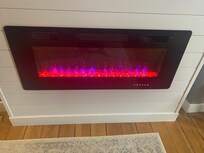 Color-changing fireplace, I am easy to amuse