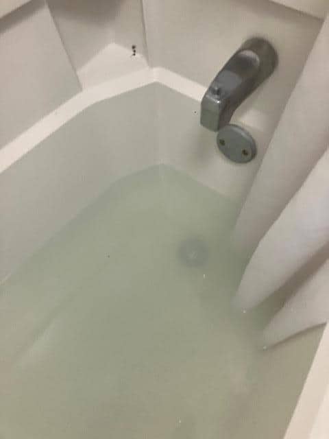 bathtub backed up