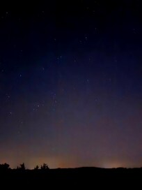 Stargazing from deck