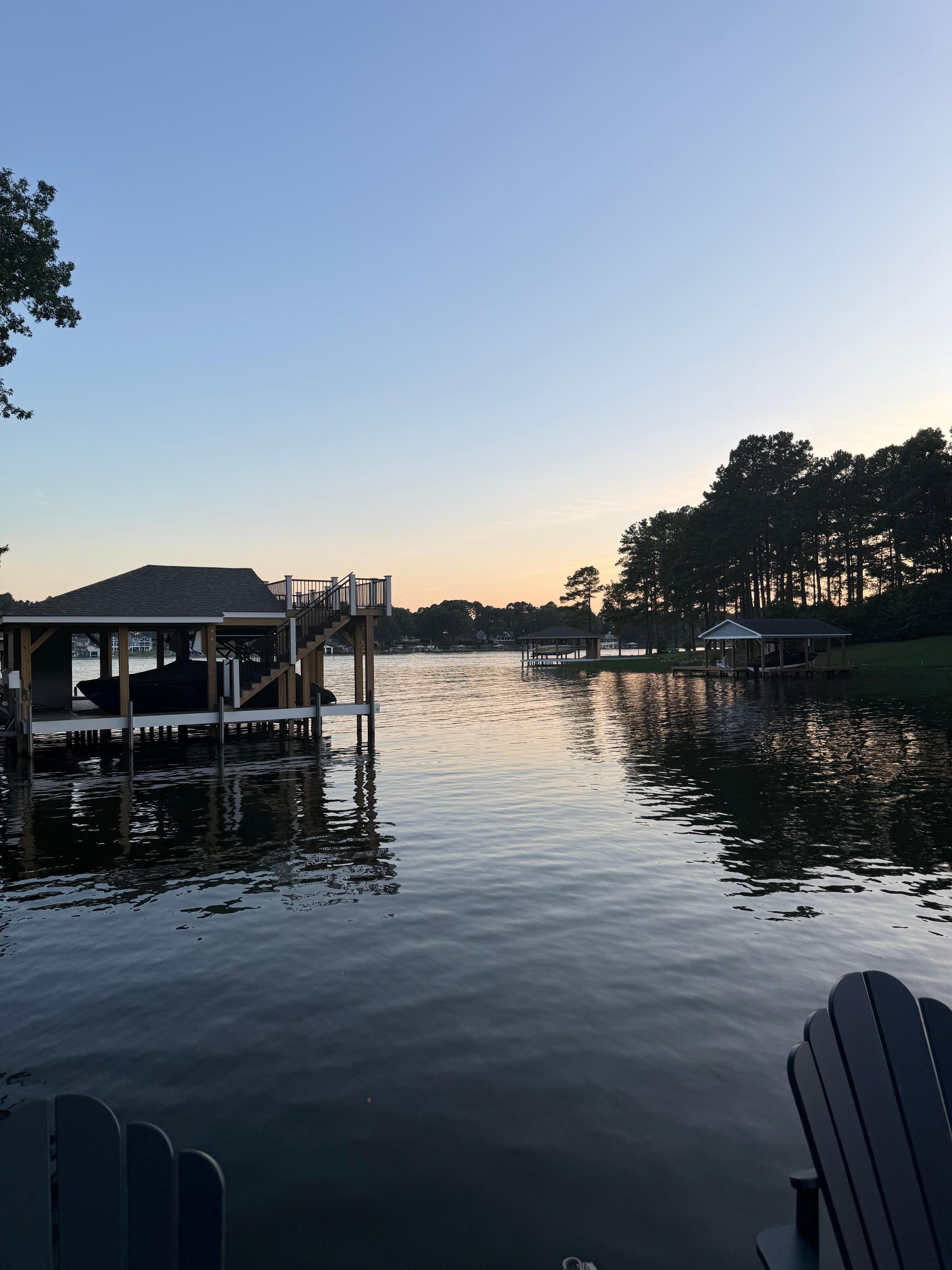 Sunsets never disappoint from the dock! 
