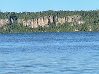 View from park in red rock
