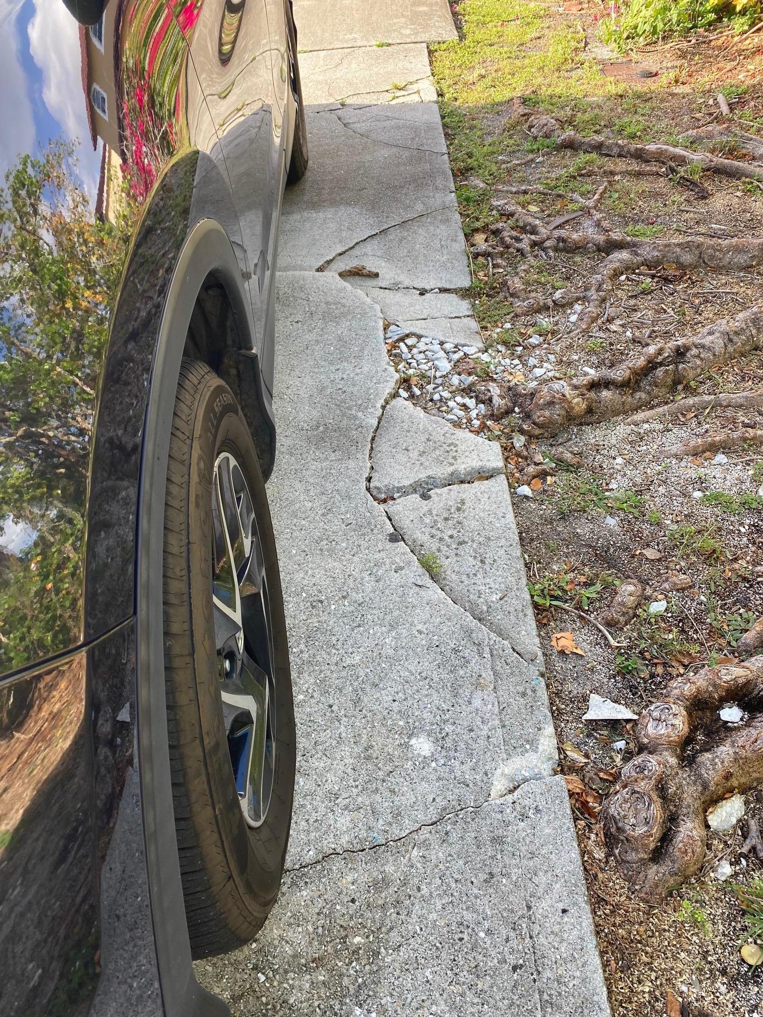 front driveway