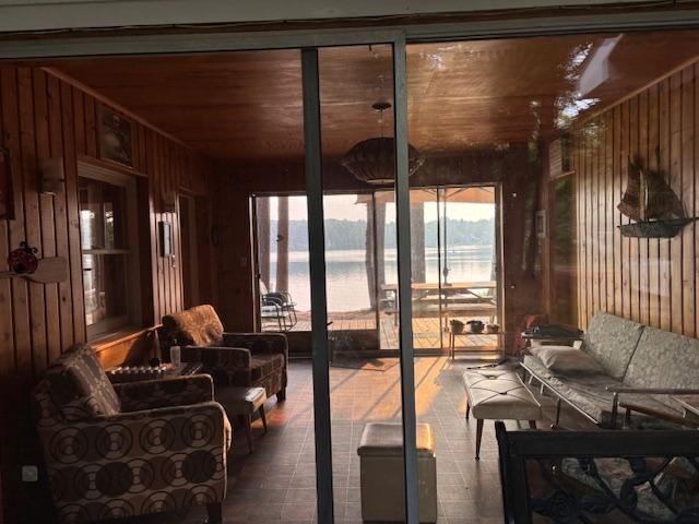 We loved spending time on this "breezeway" room - reading and playing board games 