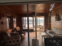 We loved spending time on this "breezeway" room - reading and playing board games