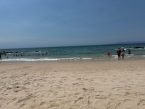 Enjoying the beach