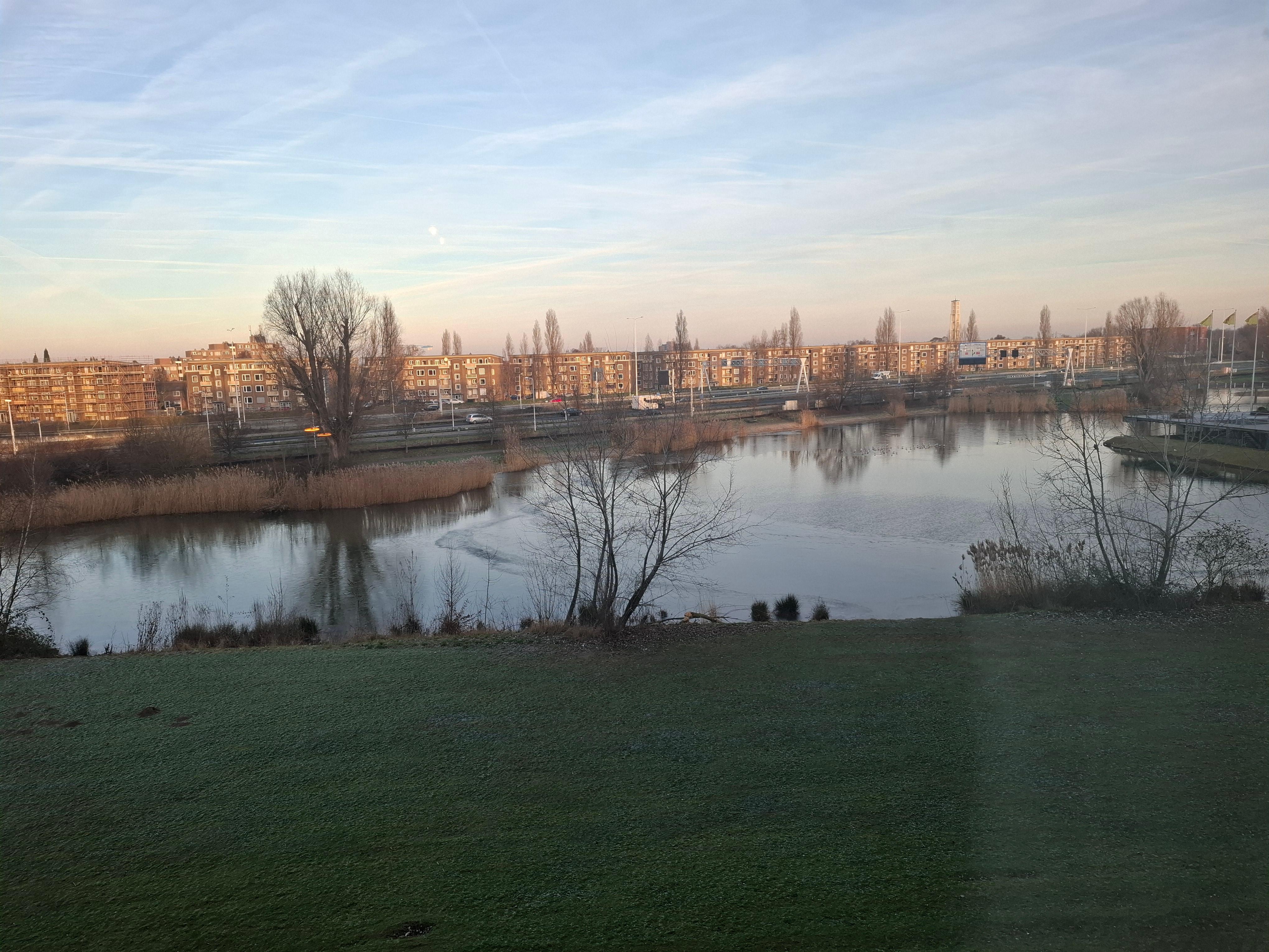 Uitzicht vanuit het hotel.