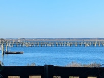 view from patio of water