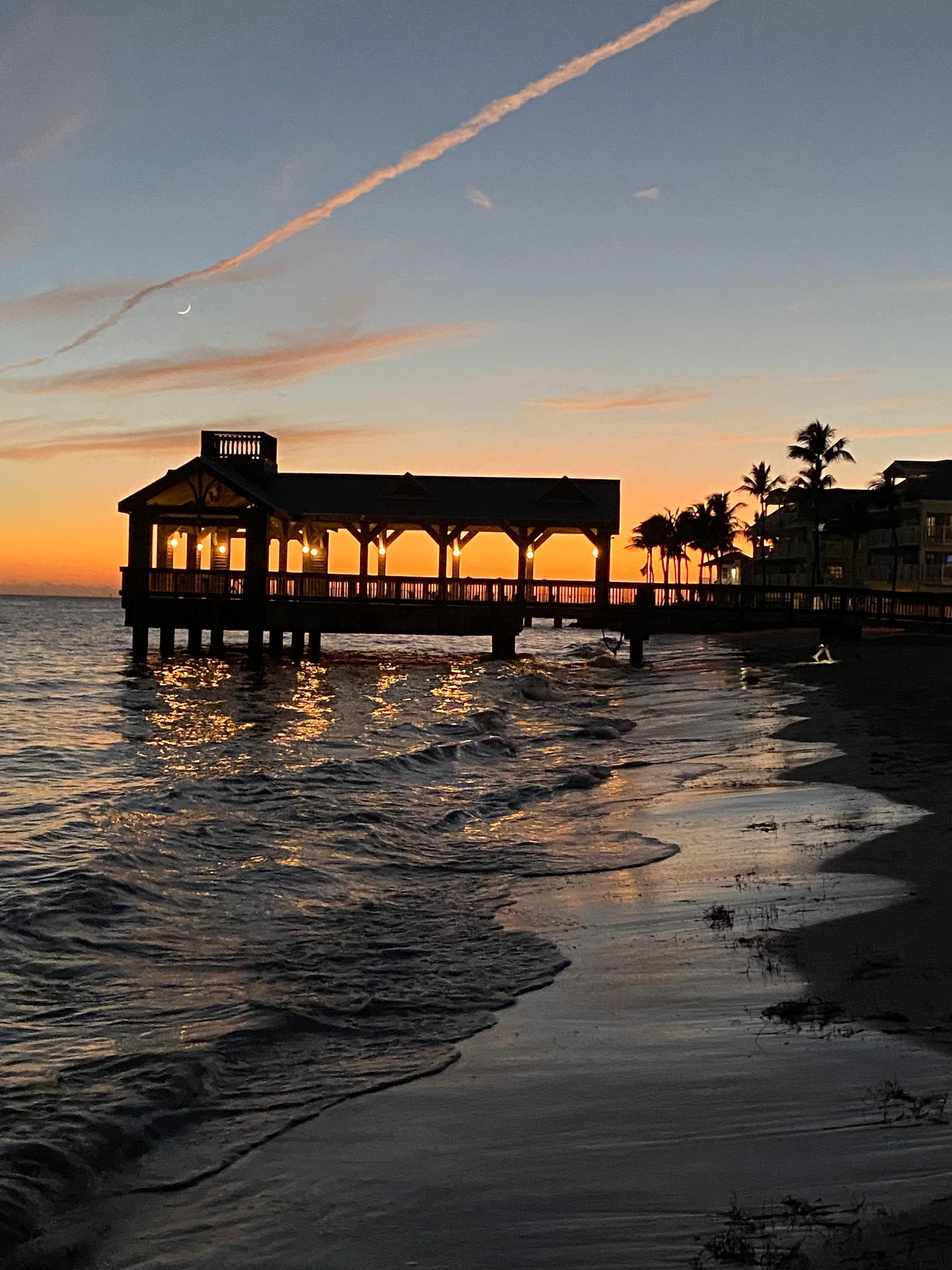 Sunset from the beach.