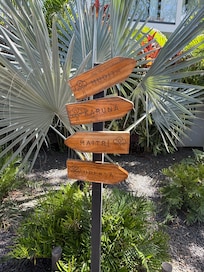 Directions to different villas