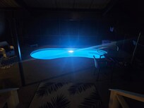 Drinks and dinner around the pool.