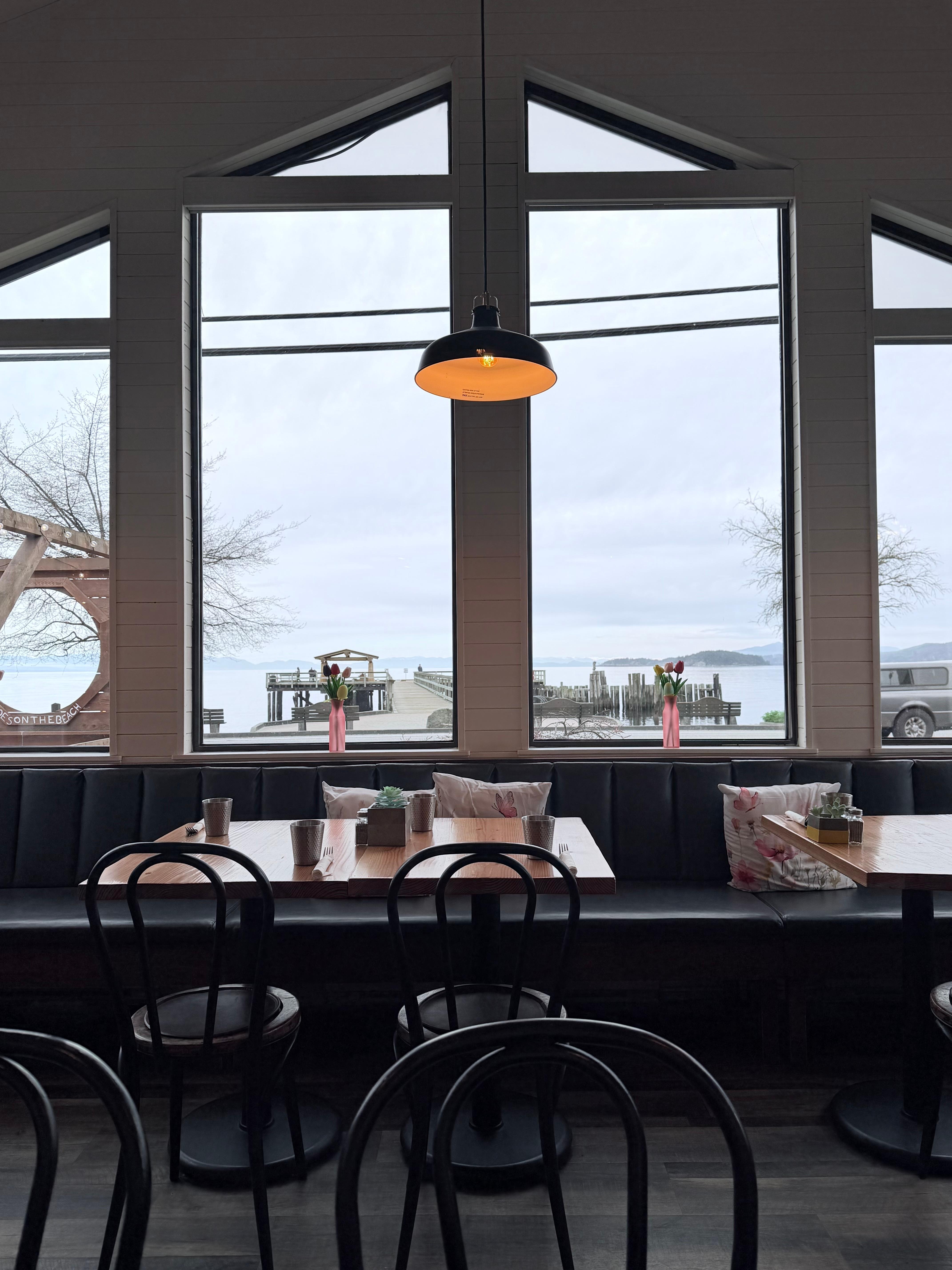 View from the restaurant onsite 