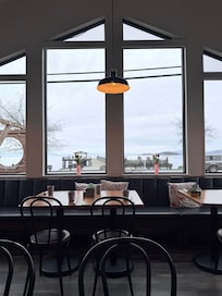 View from the restaurant onsite