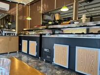 Amazing breakfast bar that had a very attentive host.