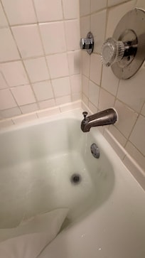 Abysmal shower. Showerhead barely worked.