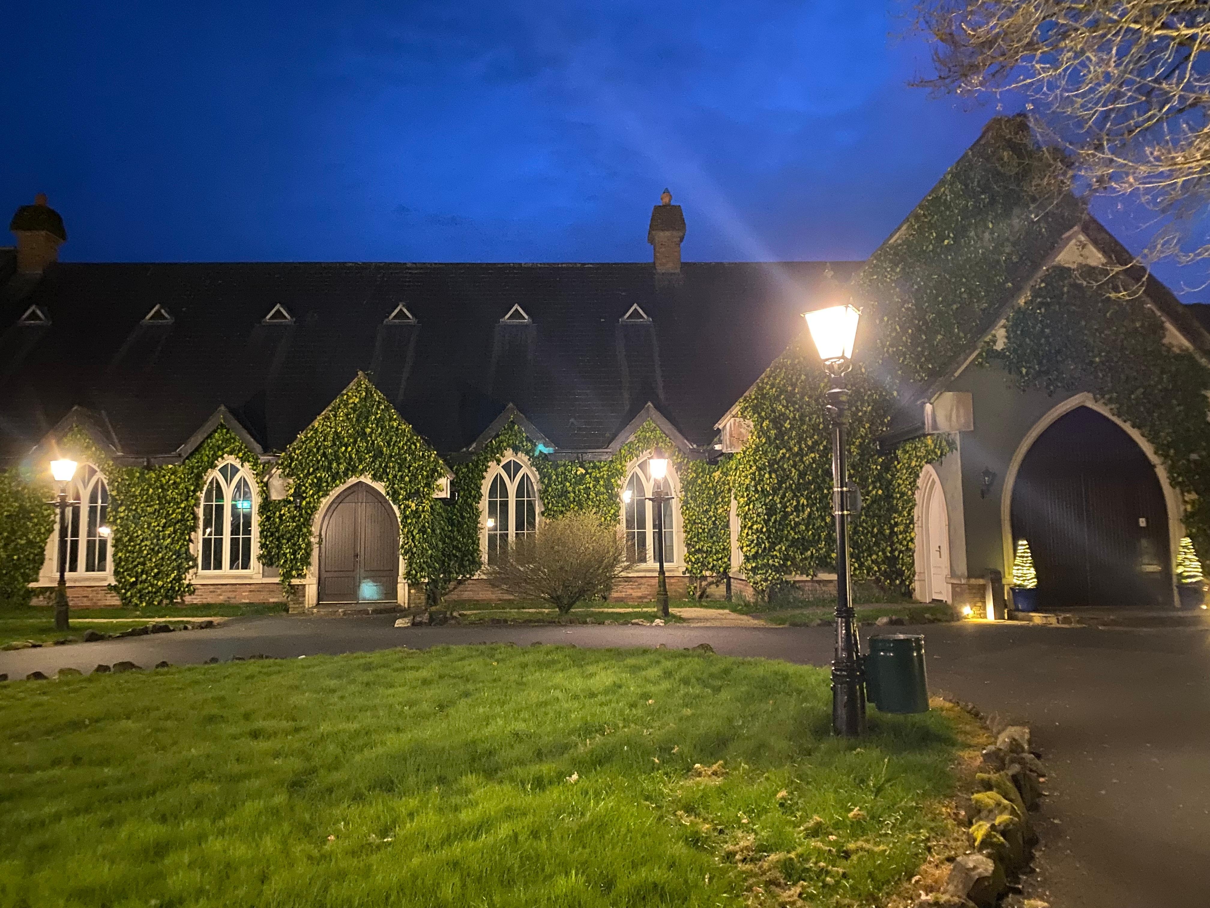 Rooms in this chapel like building