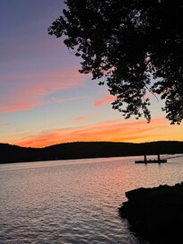 Sunset on property
