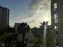 View from our room beautiful sunrise.