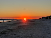 Sunset from the beach