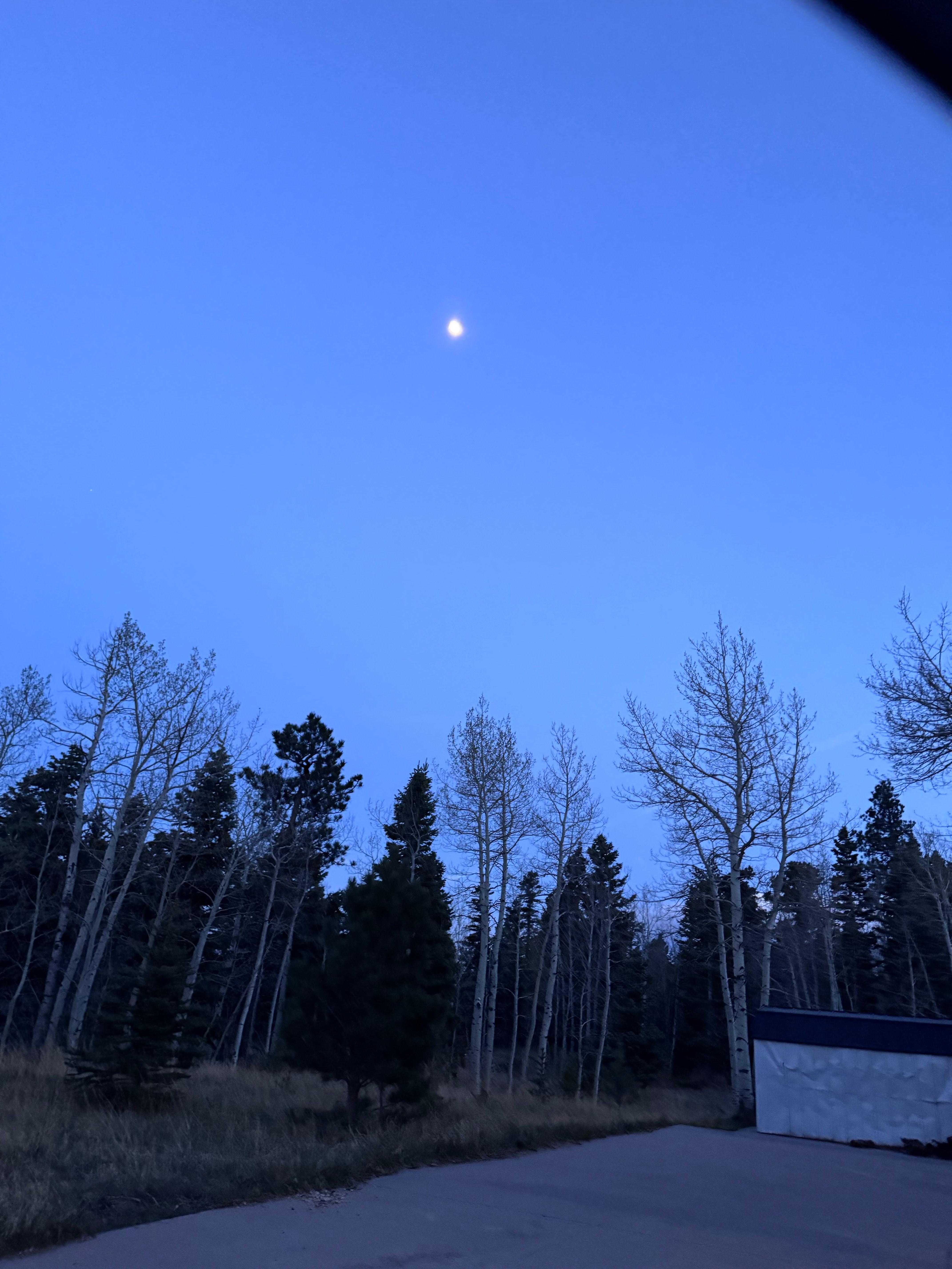 The night sky from the deck 