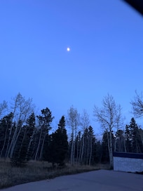 The night sky from the deck