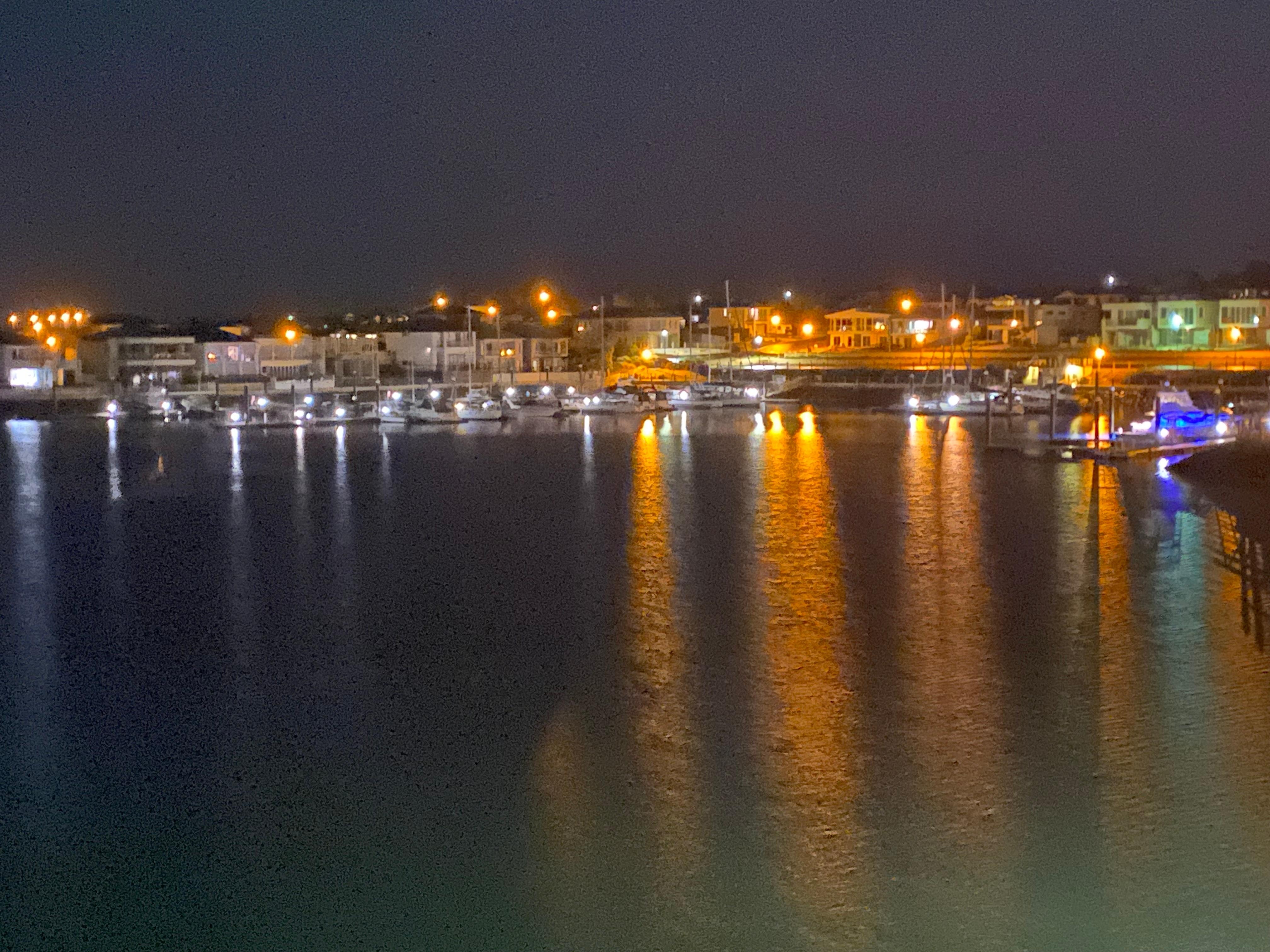 Night views from the apartment 