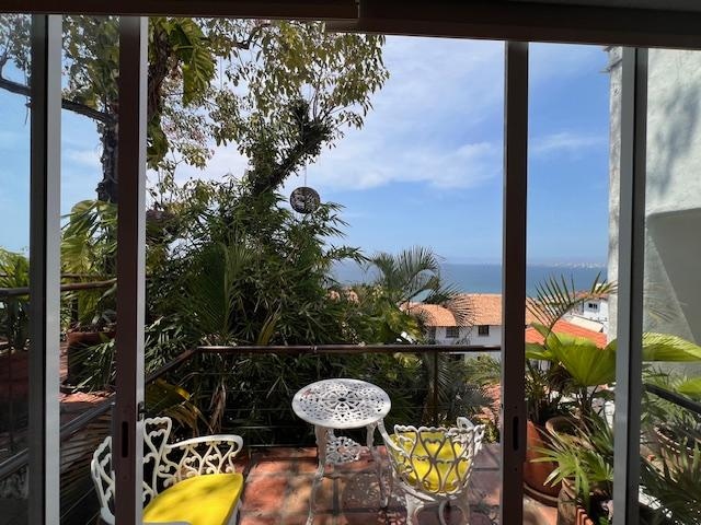 View from balcony on Sol 2