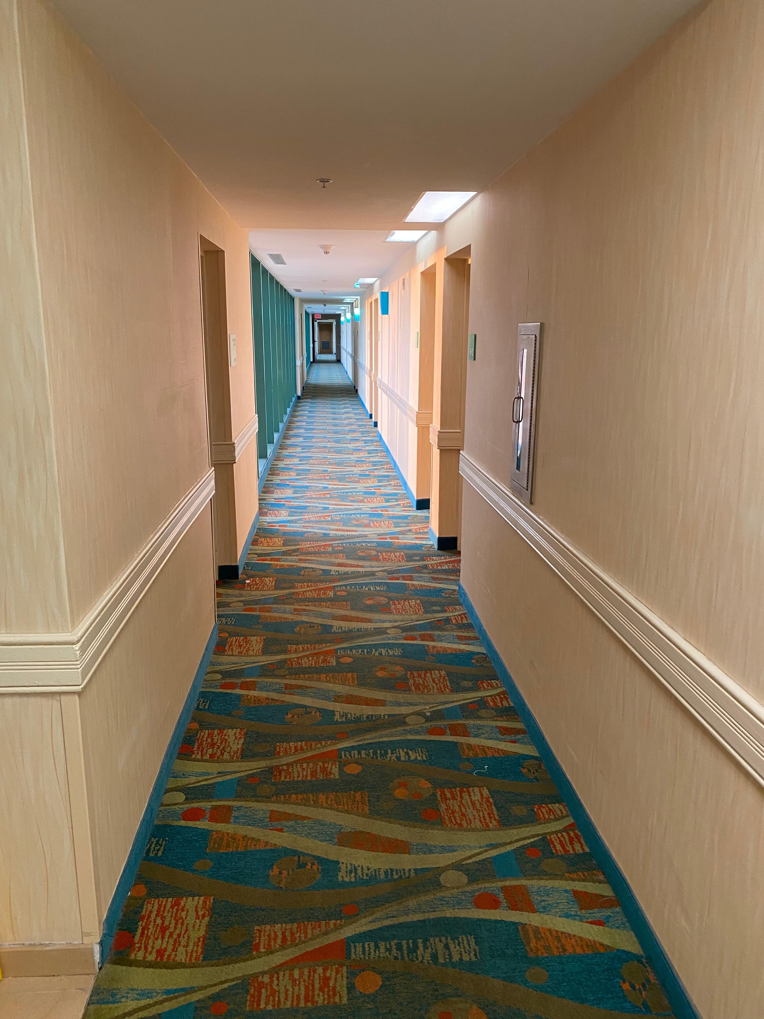 Our room way down at end of hall