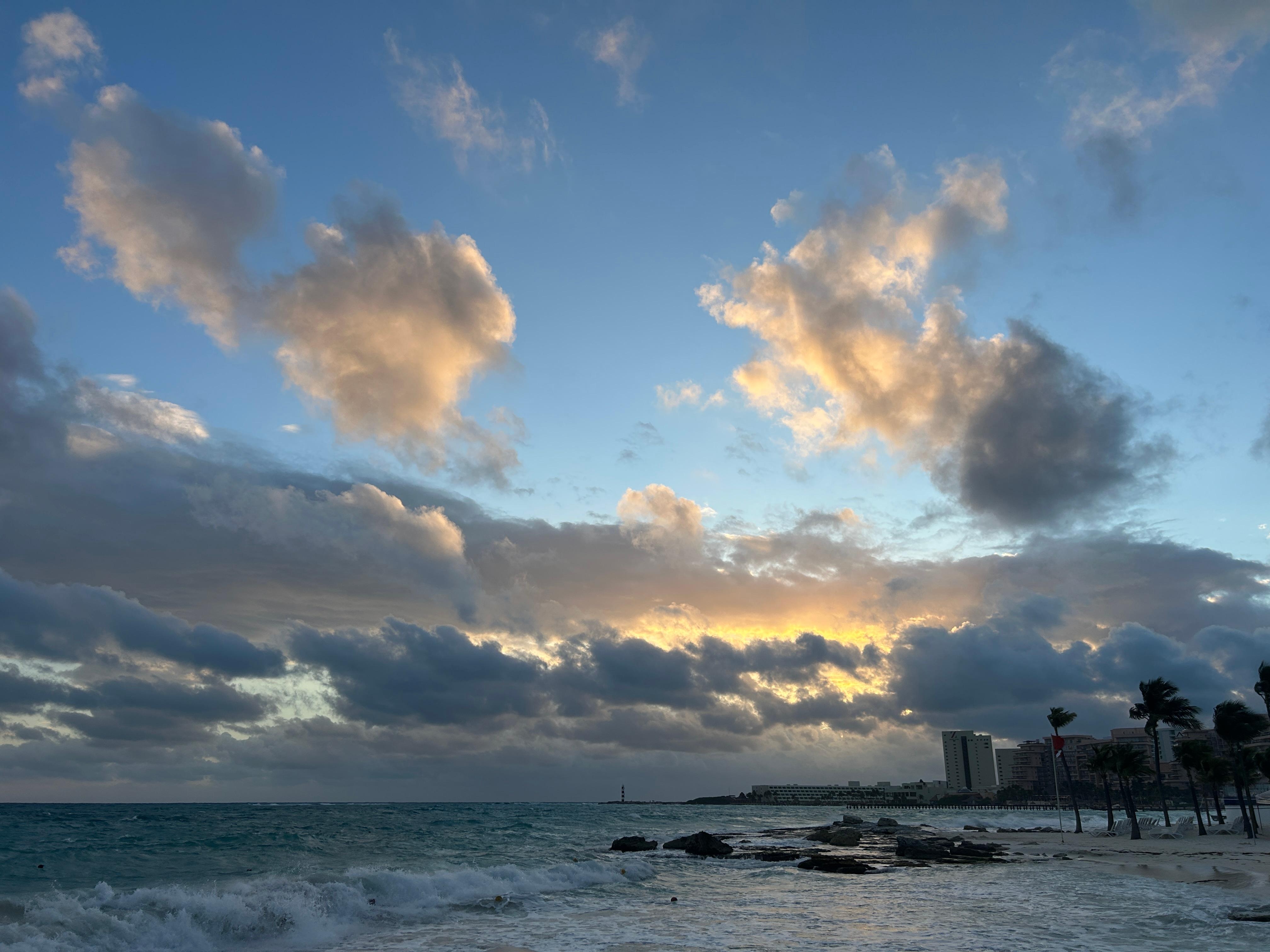 Sunrise looking SE from the resort.