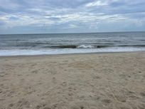 The beach the first night from walking distance.