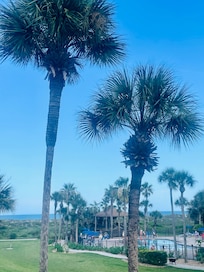 View from the lower balcony