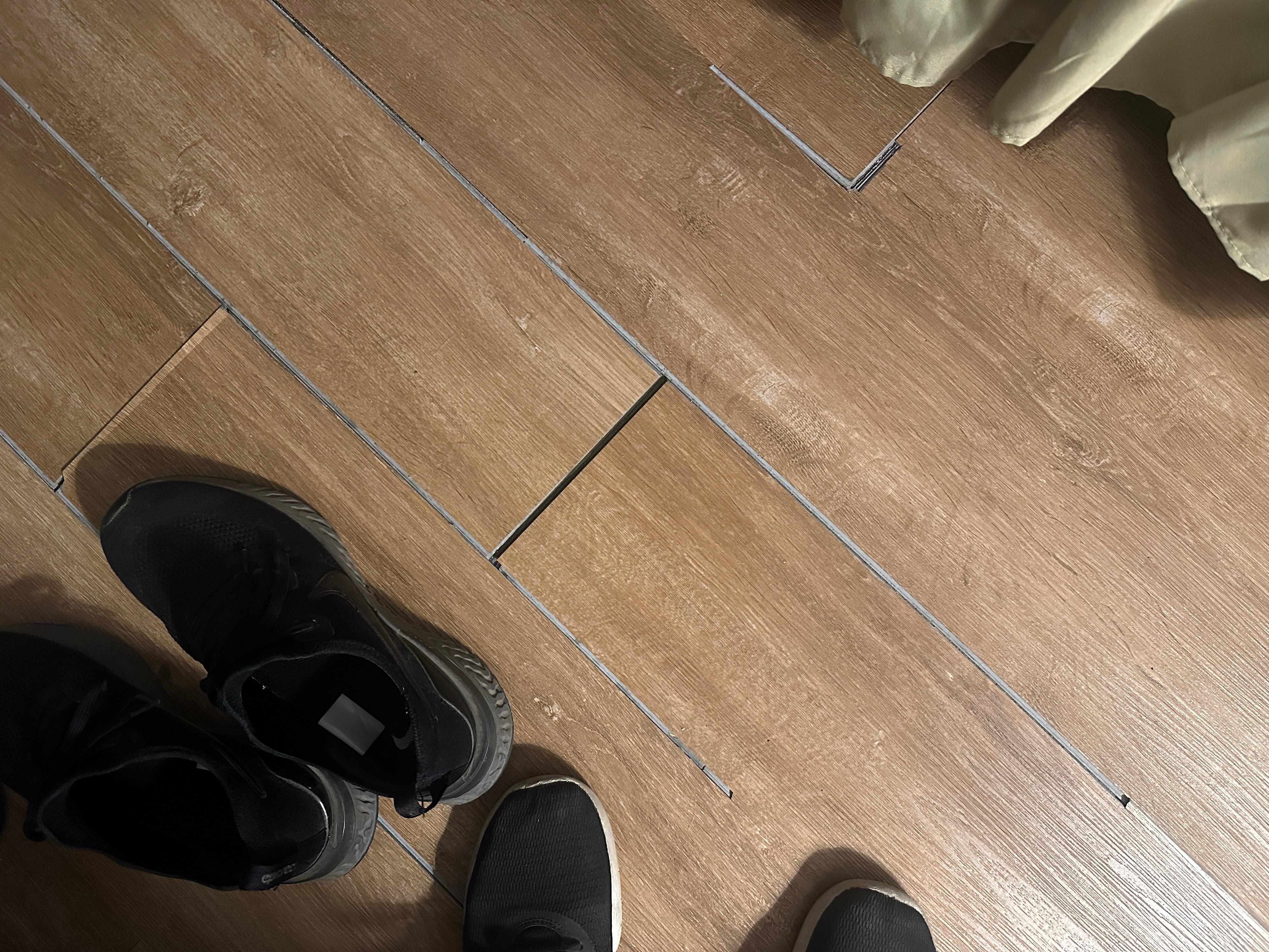 Broken flooring