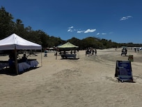 You can rent chairs and tents on the beach, even get an affordable massage!
