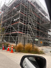 Construction in front