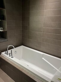 Fabulous soaking tub.