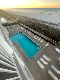 Heated pool and hot tub.