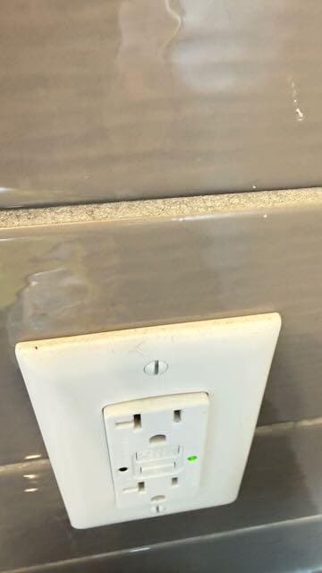 Every socket dirty/grimey