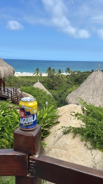 Udsigten fra vores hytte