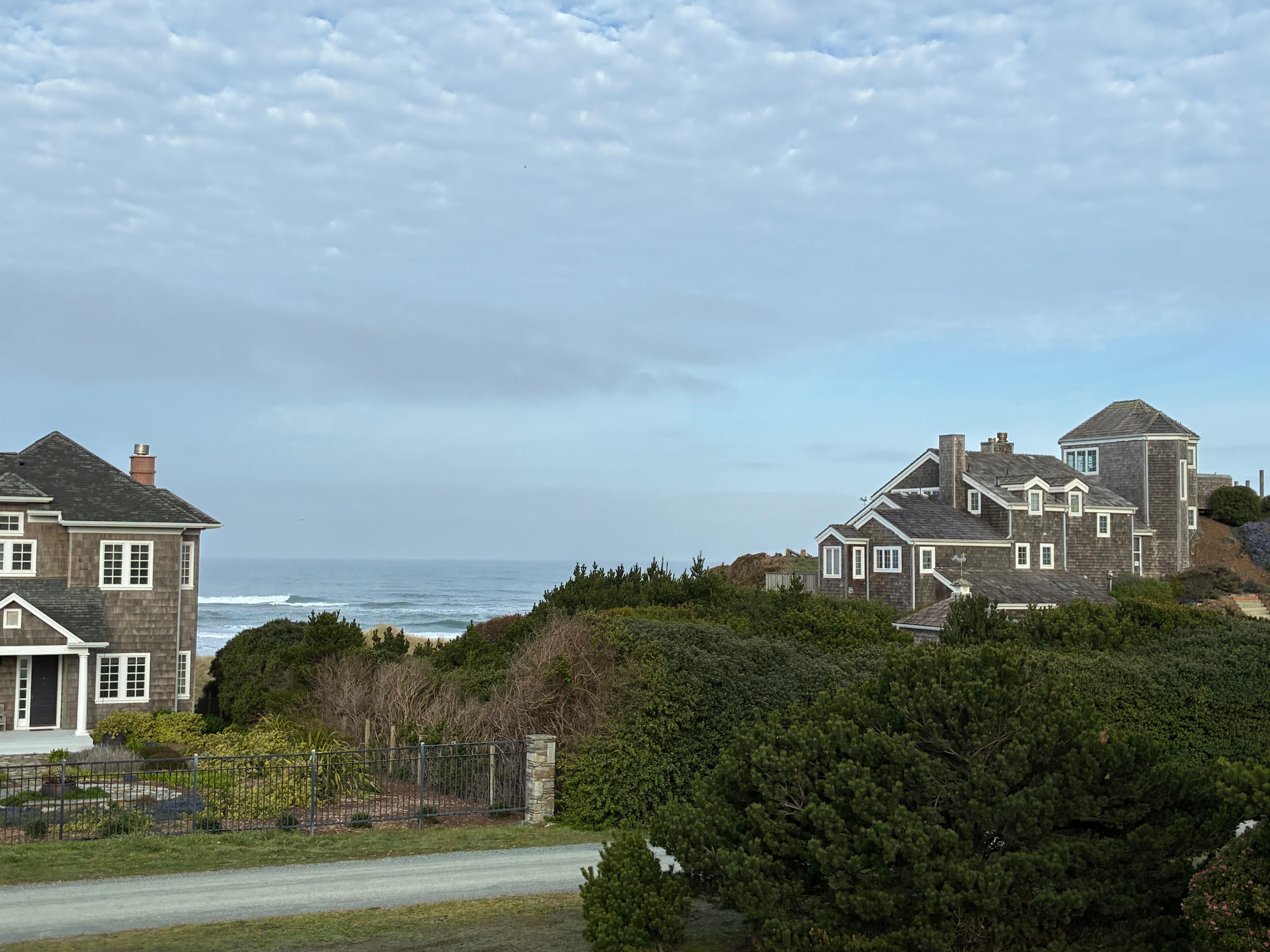 View from top deck of ocean