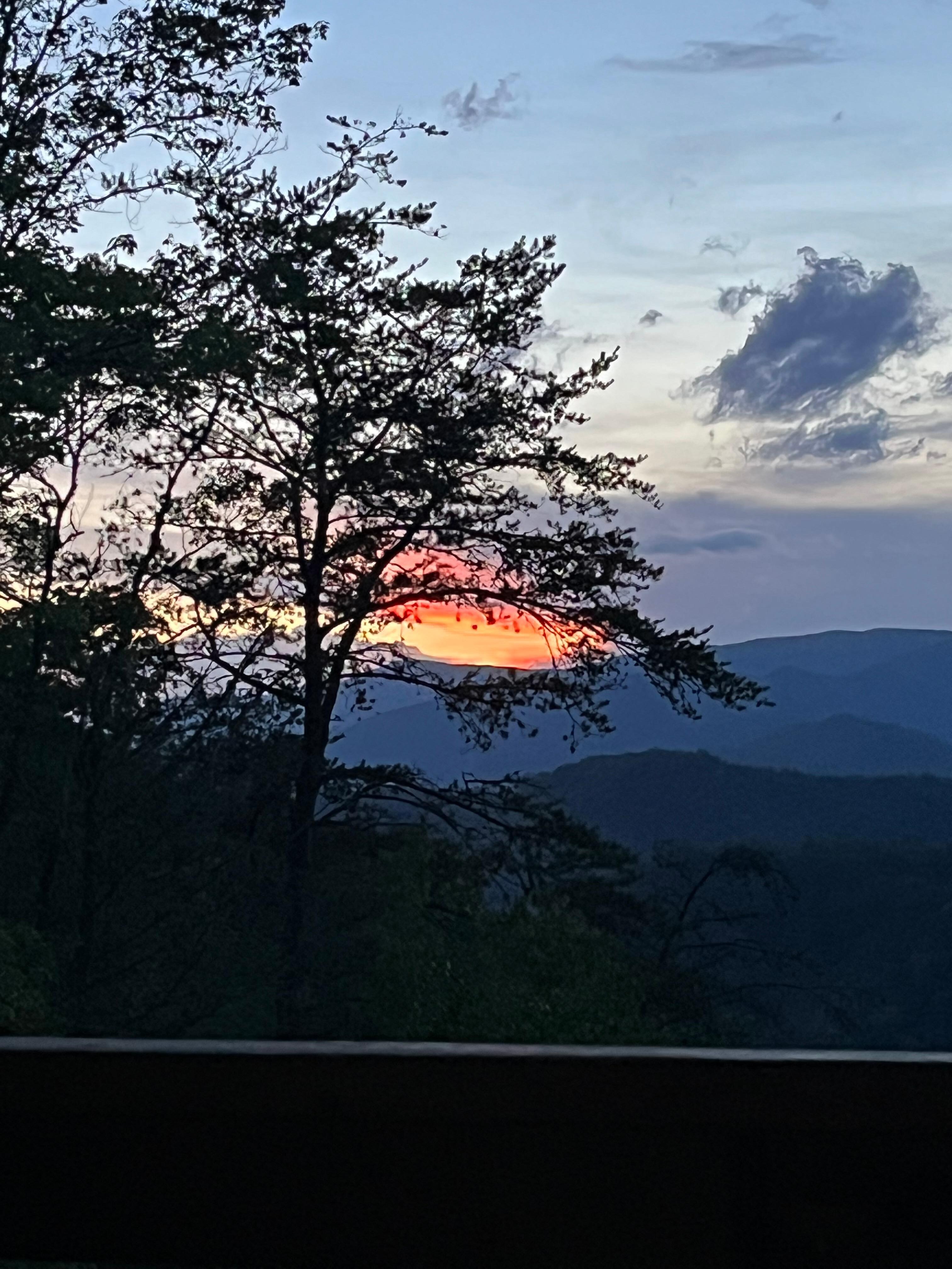Sunset from the deck!