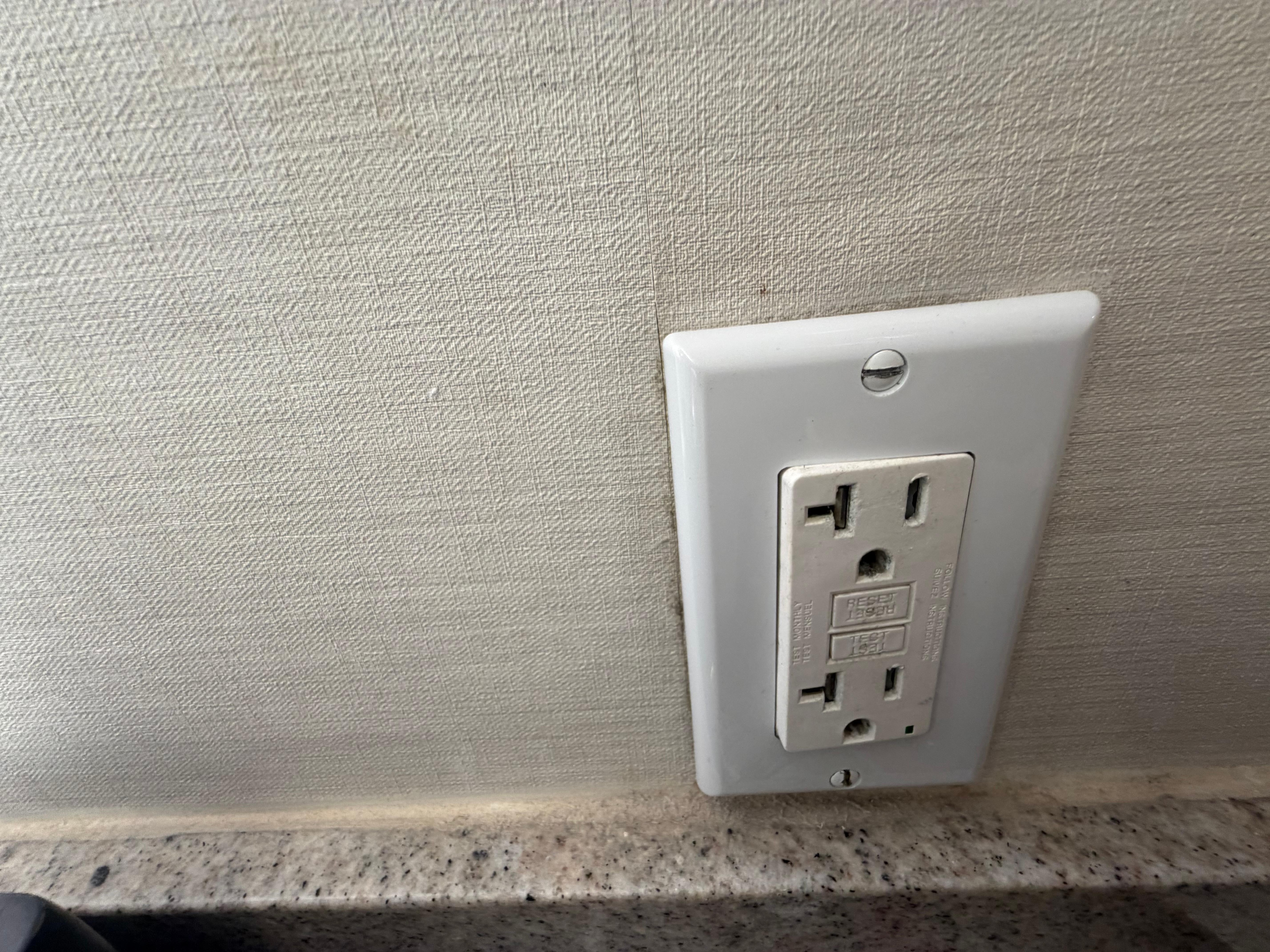 Unsafe outlet