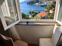 A delightful spot for a before dinner drink! (And an amazing sunset view)