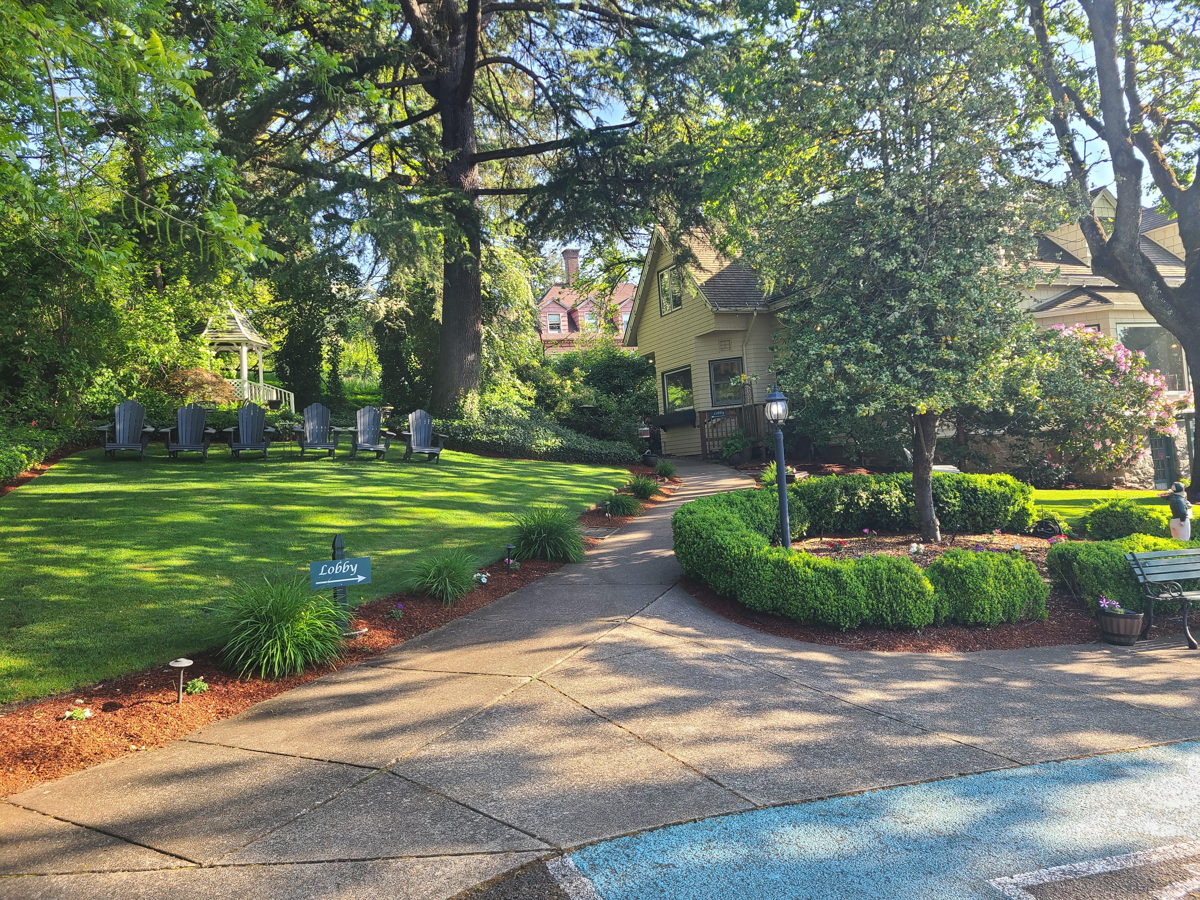 View from front
