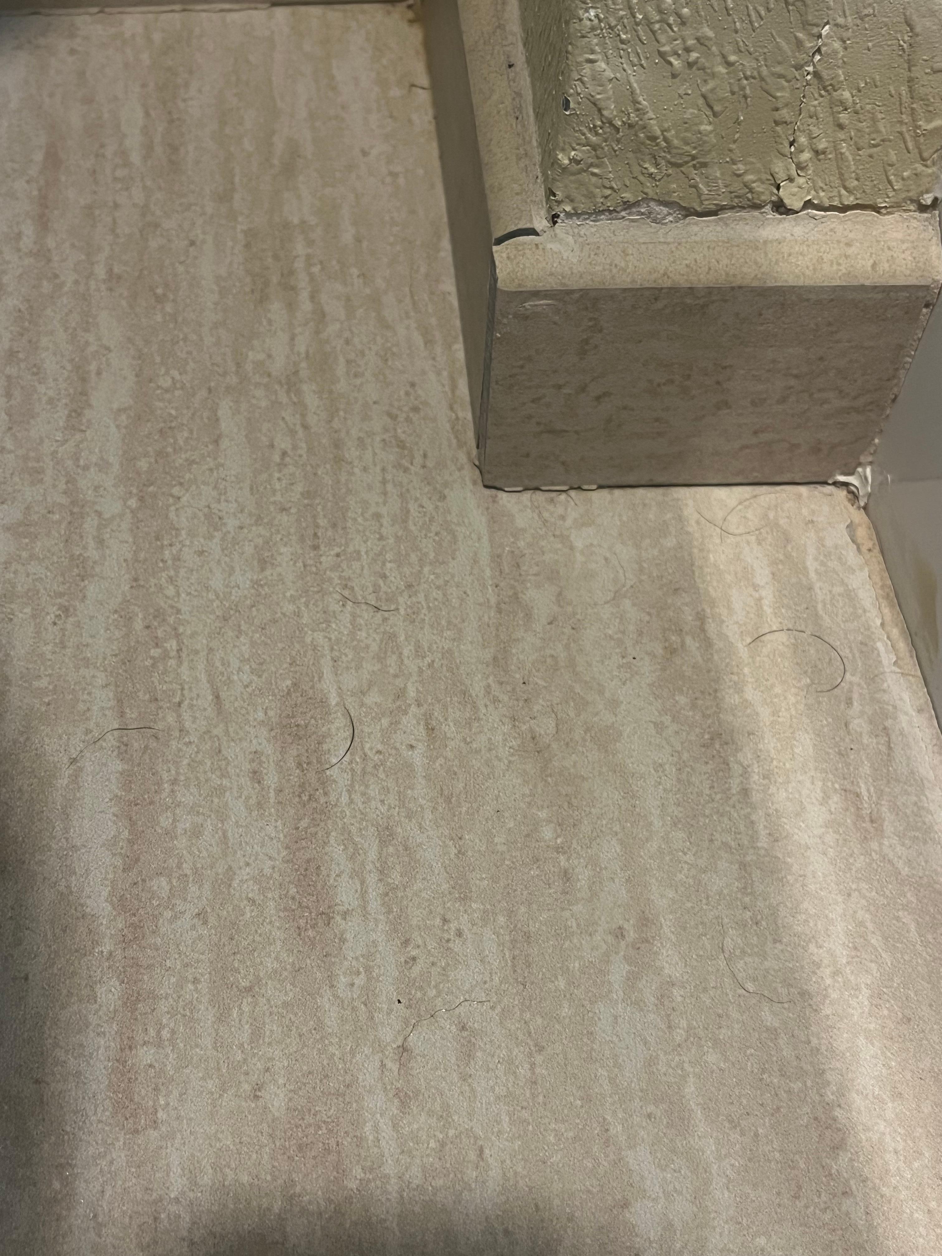 More hair in another corner. 